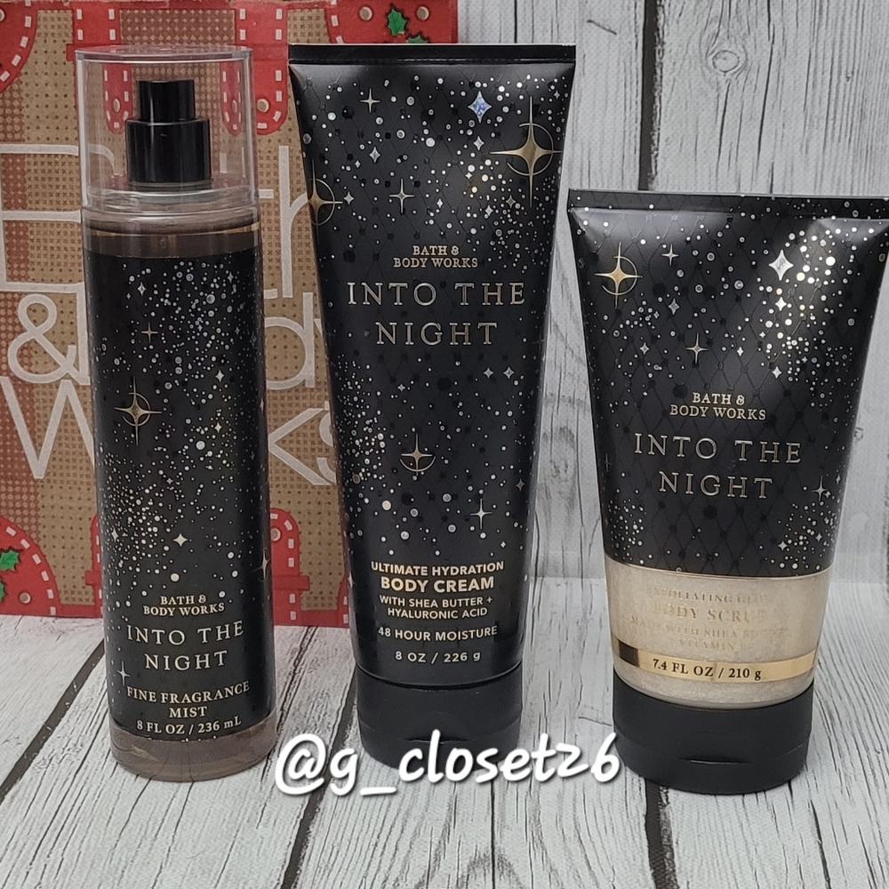 Into the Night Body Wash Bath & Body Works Set of 3